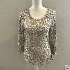Ladies Crochet Top Size Small